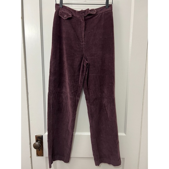 Dimension V Pants - Vintage Dimension V Women's Purple Corduroy Pants High Rise Size 12 (28" Waist)